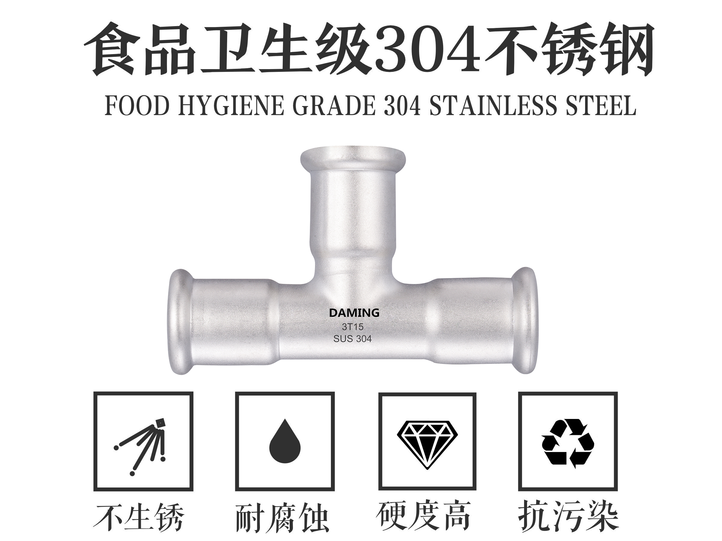 蜜柚官网在线下载蜜柚APPIOS单卡压等径三通